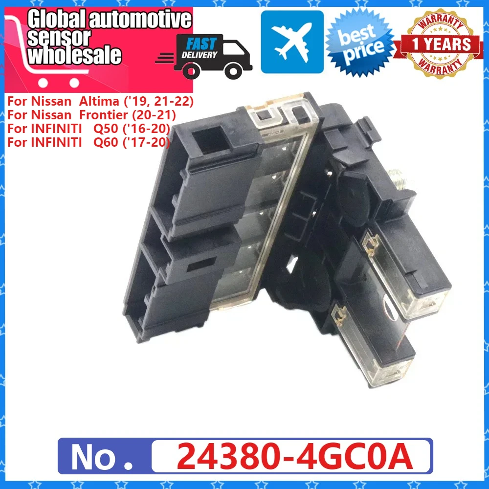 

243804GC0A 24380-4GC0A Car Fusible Fuselink Battery Fuse & Terminal For Nissan Altima Frontier Titan For INFINITI Q60 Q50