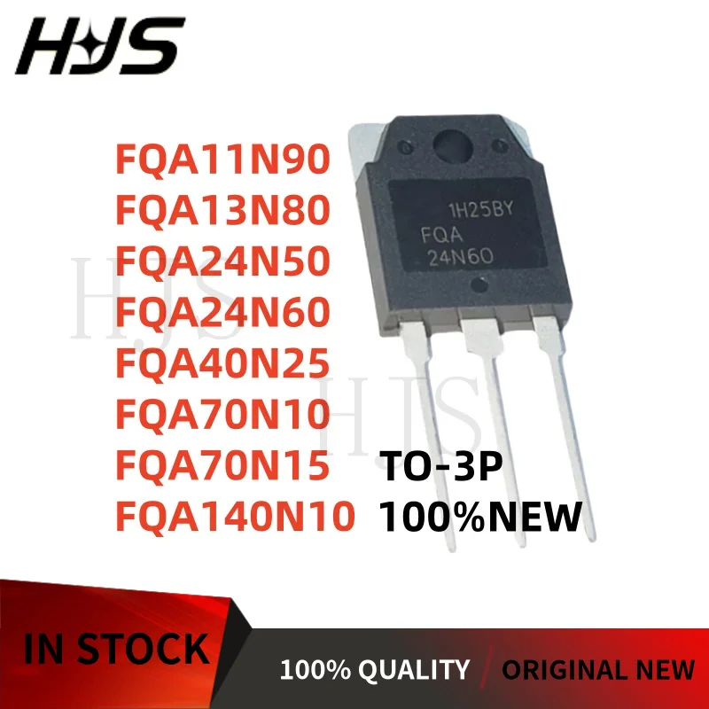 5PCS Brand new FQA11N90 FQA13N80 FQA24N50 FQA24N60 FQA40N25 FQA70N10 FQA70N15 FQA140N10 TO-3P In stock