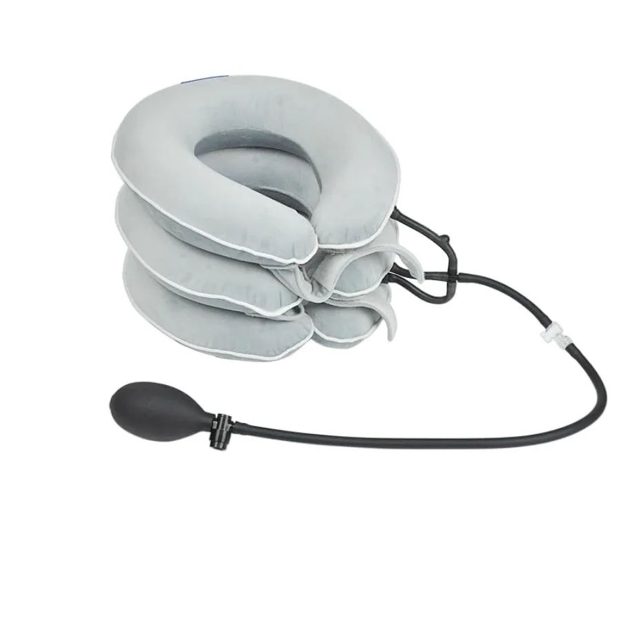 

Cervical Traction Device, Adjustable Three Tube Inflatable Neck Stretcher, Neck Braces for Neck Support and Pain Relief, Neck T