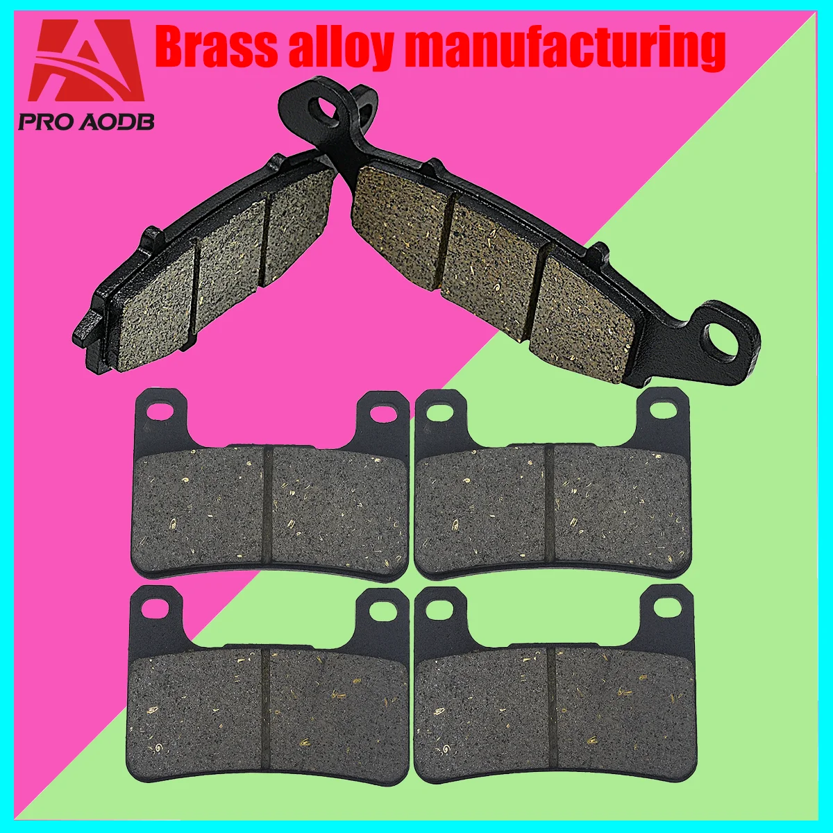 Motorcycle Front Brake Pads Disc For KAWASAKI GBF ABS ZX1000 HBF 2011 ZR 1000 DAF DBF 10-11 ZX10R 08-11 Z1000SX Non ABS ZR1000