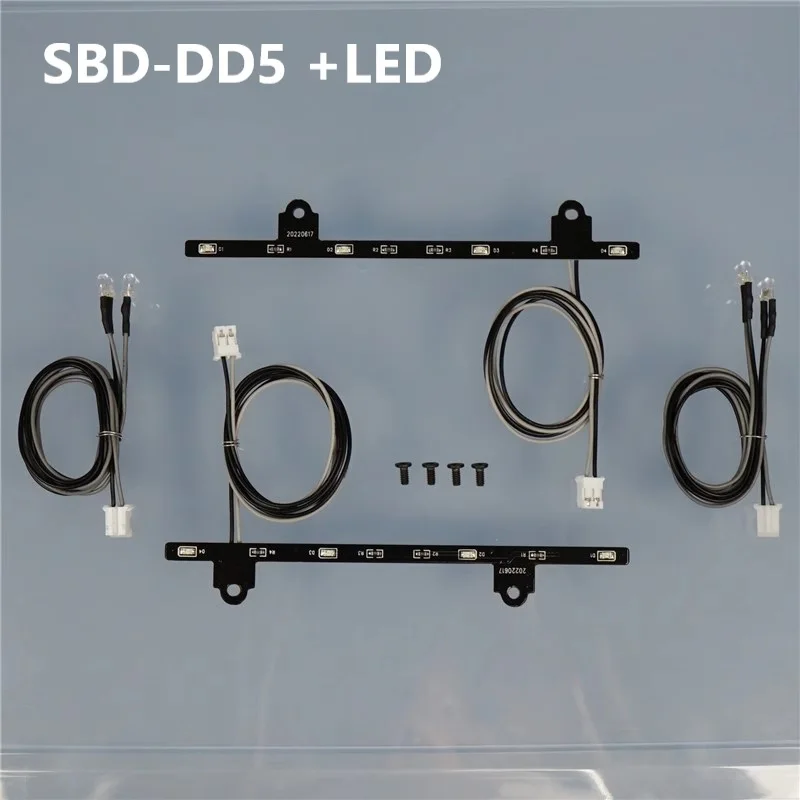 JUWUBA LED Upgrade Seitenschweller-Lichtleiste Dekorative Lampe für 1/14 Tamiya RC Muldenkipper SCANIA 770S 6×4 56368 Auto-Zubehör – Detail 6