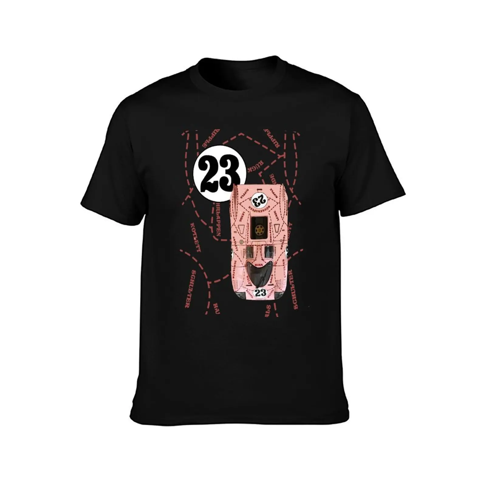 917 Pink Pig 1971 Classic Racing Livery T-Shirt Industrial Work Tee Shirt