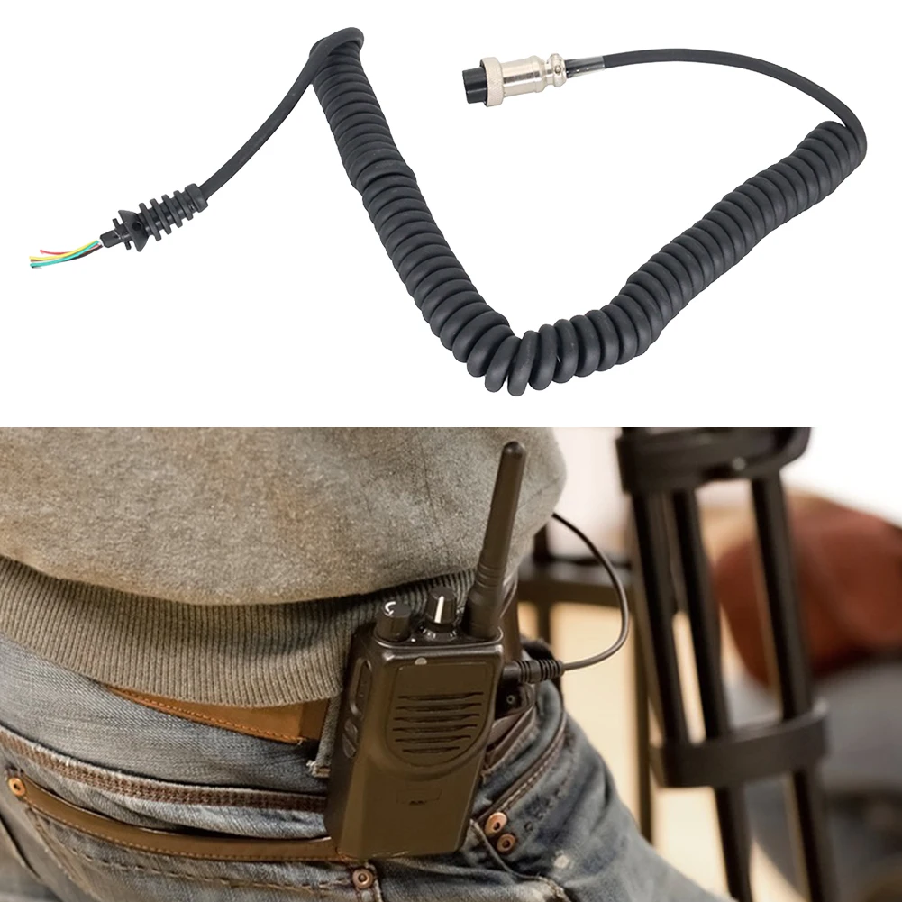 HM-36 Handheld Speaker Mic Micorphone Cable 8 Pins Microphone Extend Cable Hand Speaker Microphone Cable for ICOM IC-449C 229C