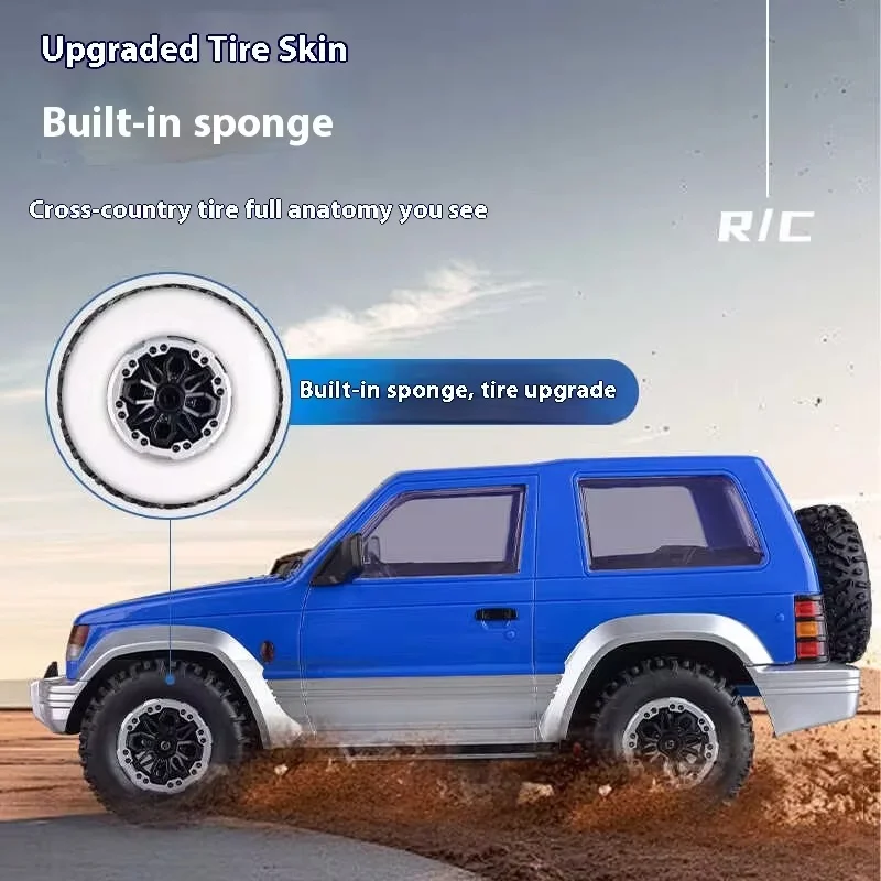 2024 Spot New Product Ld1297 Pajero Remote Control Off-road Vehicle Four-wheel Drive Racing Car Finished Product Children\'s Toy