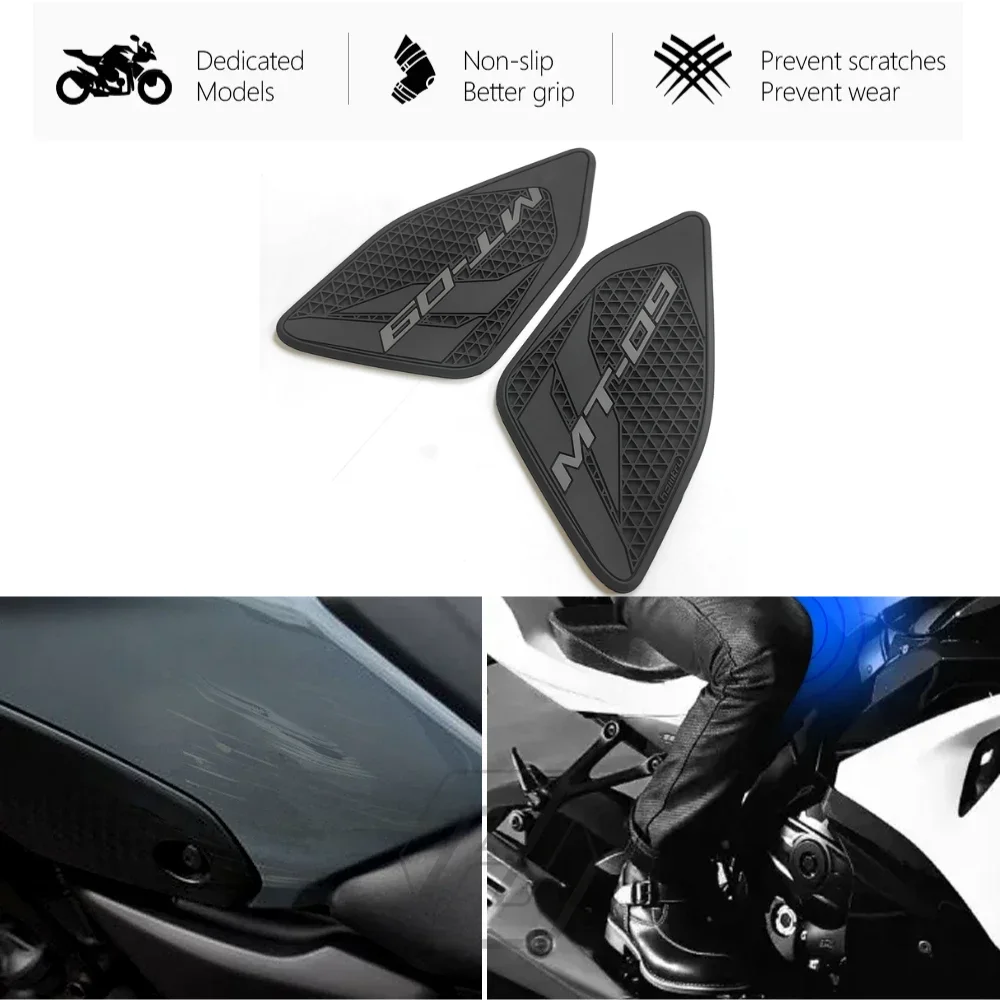 

Motorcycle Accessorie For Yamaha MT-09 2021-2025 Motorcycle Side Tank Pad Knee Grip