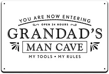 JP's Parcels Tin Signs Man Cave Decor-These Signs Have A Retro, Rustic, and Vintage Look and are Proudly Made in the USA 12