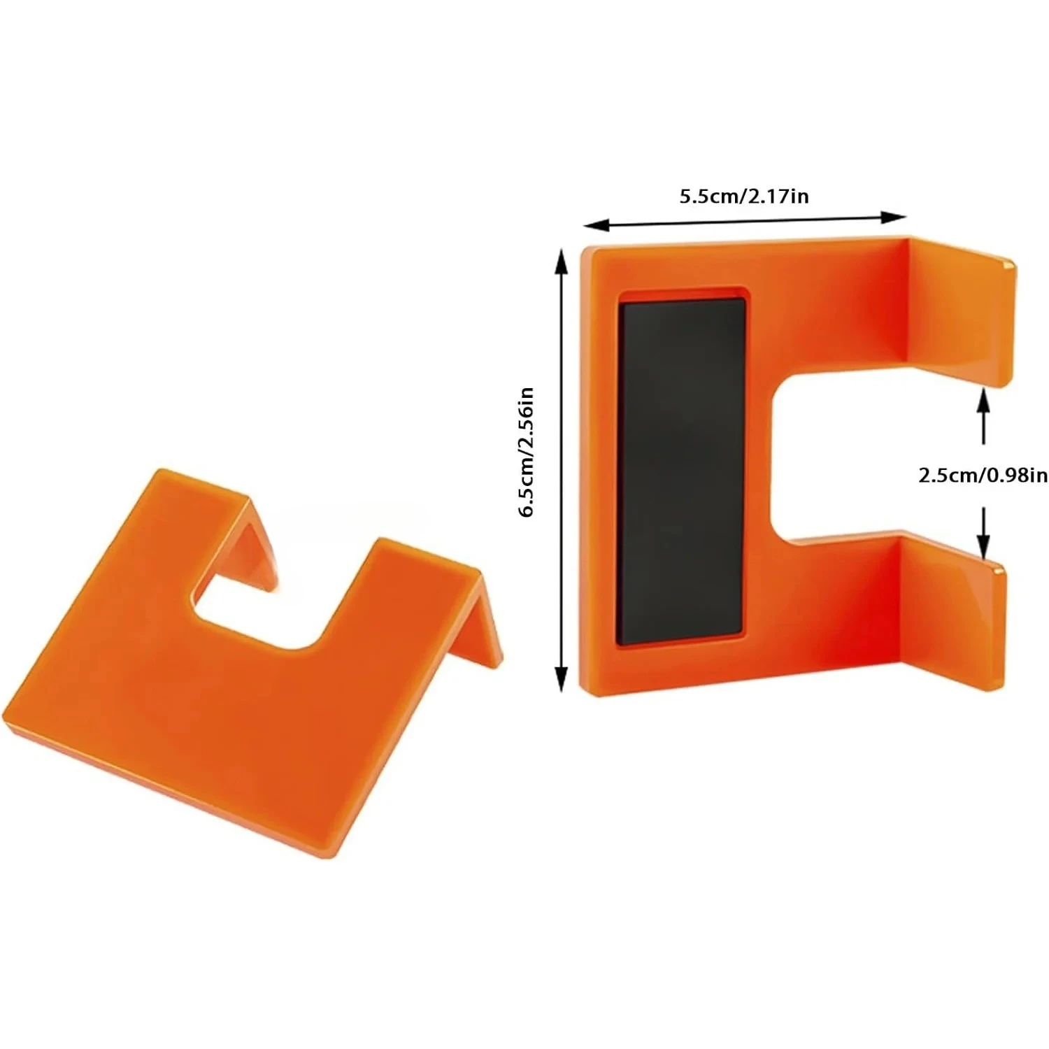 2mm Gap Alignment Tool for Cabinet Door Installation, Magnetic Hinge Jig Magnetic Cabinet Door Hinge Spacer with Scale