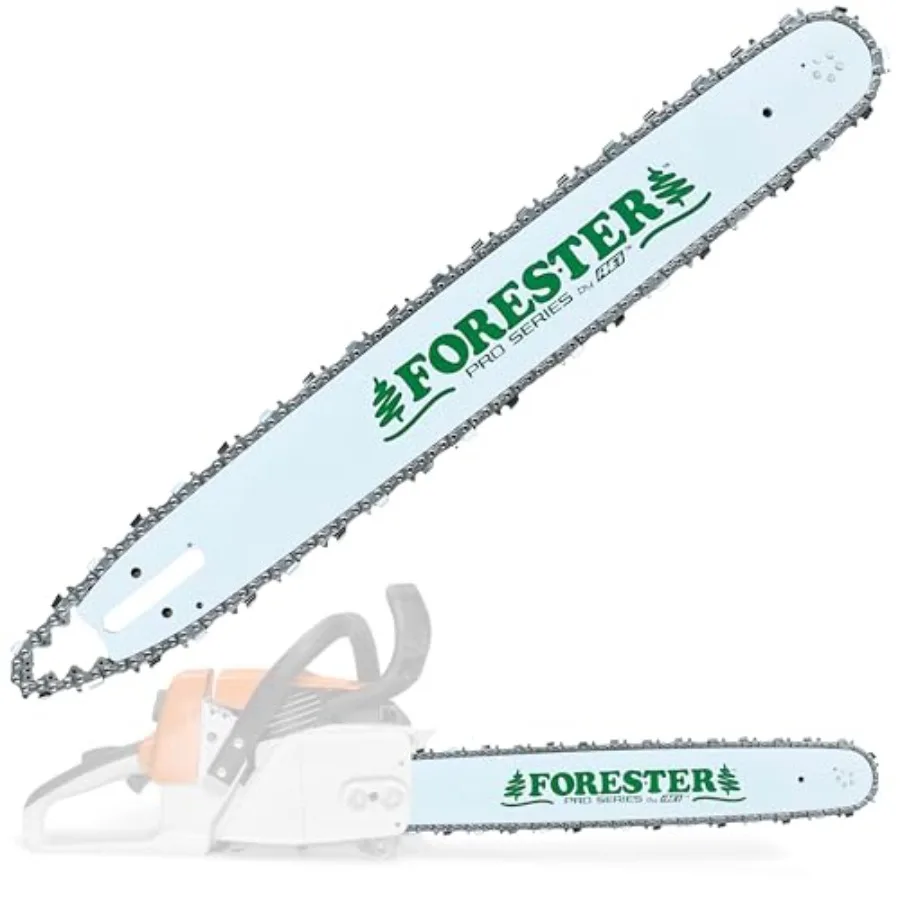 

16" Replacement Chainsaw Bar and Chain Combo - 16in Length 3/8" EXT Pitch .050 Gauge A074 Mount 55 Drive Link - Replacement Cha