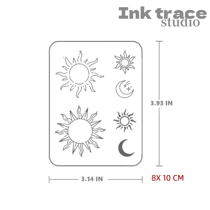 Sun And Moon Temporary Tattoo Magic Waterproof Semi-Permanent Sticker New Technology Lasts up to 7-15 Days