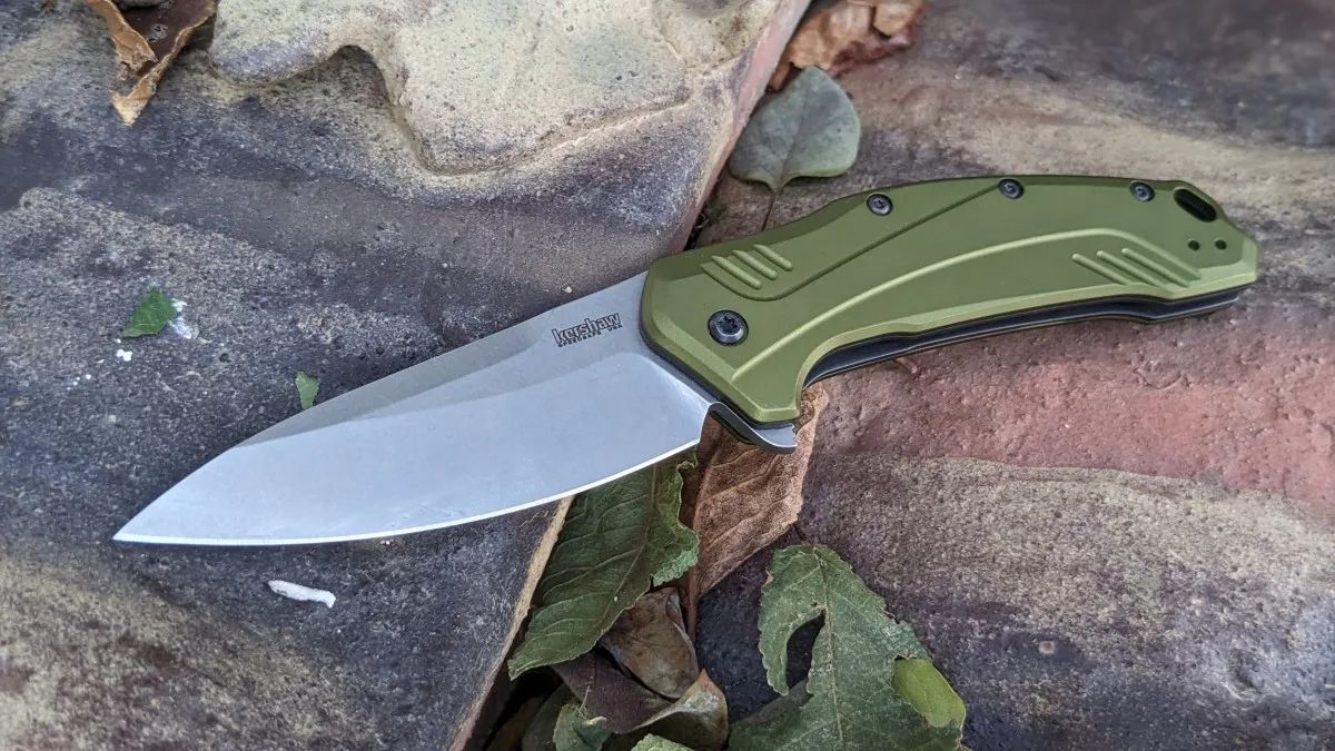 Tactical 1776OLSW Link Flipper Folding Knife 3.25\