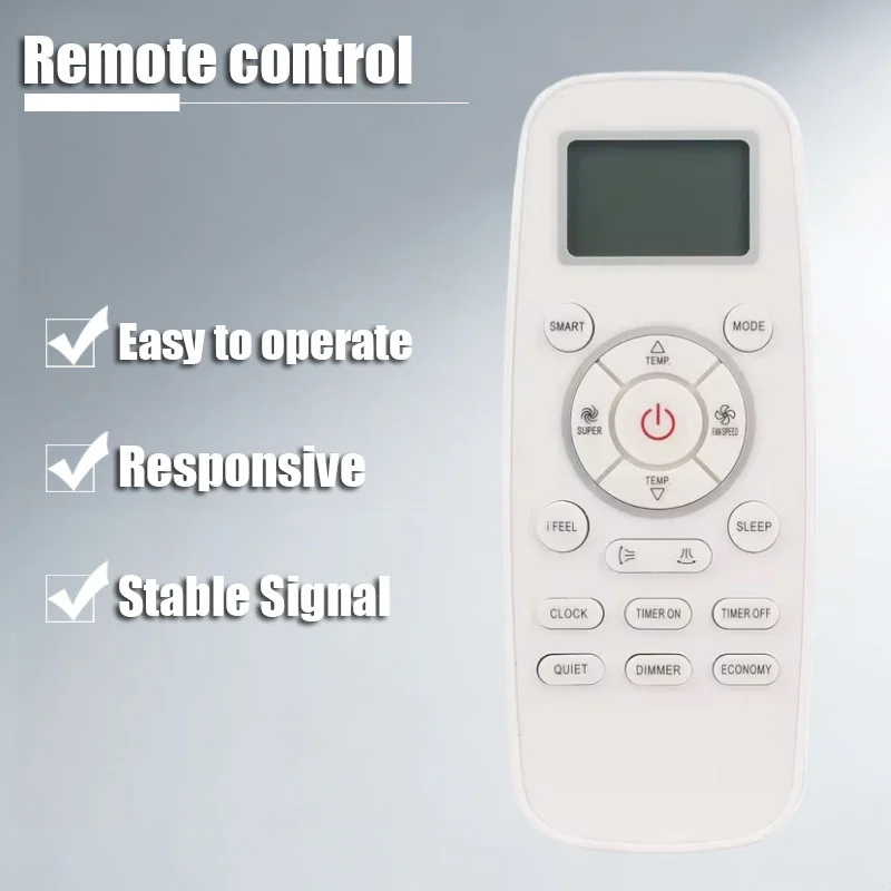 

Suitable for Hisense York Tornado Air Conditioner DG11L1-03 DG11L103 Universal Remote Control Compatible Replacement Part
