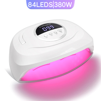 84 LEDS Nail Dryer LED Nail Lamp UV Lamp for Curing All Gel Nail Polish Motion Sensing Manicure Pedicure Salon Tool Big Space
