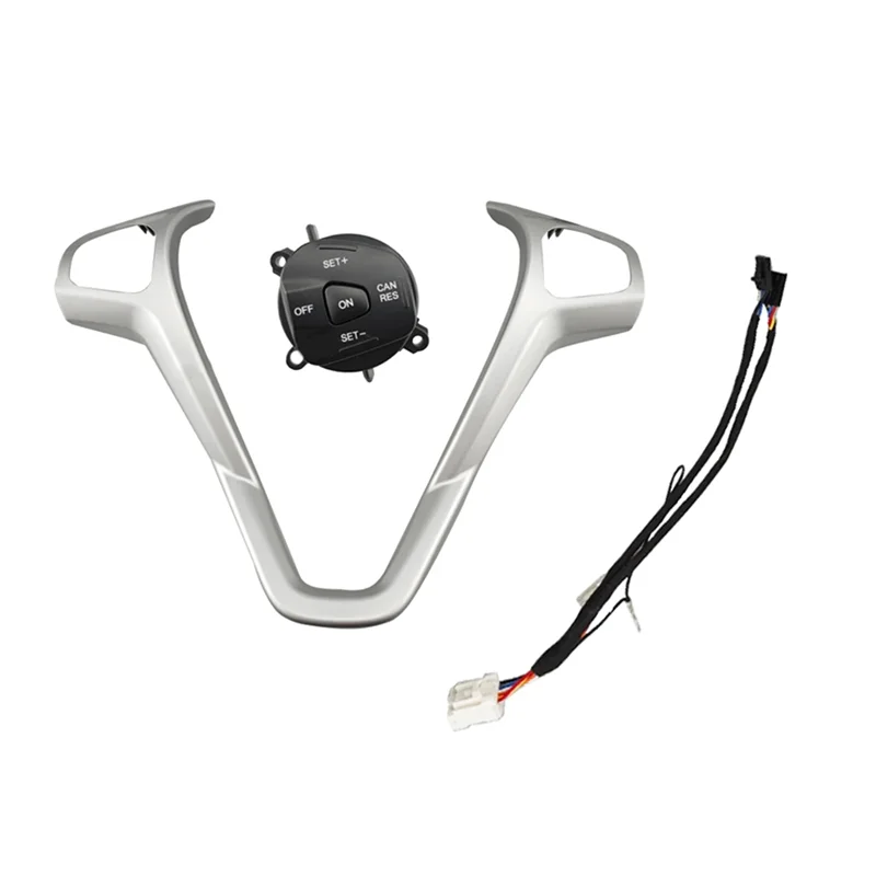 

L38A-Wiring Kit Steering Wheel Frame Trim Button Cruise Control Switch For Ford Fiesta MK7 MK8 Ecosport 2013 99E740AA321434