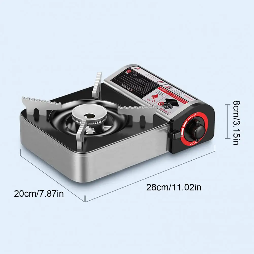 2900W Outdoor Camping Mini Cassette Stove Household Gas Card Magnetic Picnic Stove Car Portable Butane Stove Cooking Propane