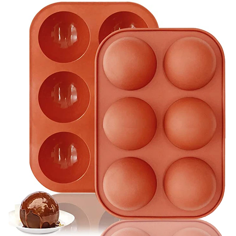 Semi Sphere Silicone Baking Mold for Baking 3D Bakeware Chocolate Half Ball Sphere Mold Cupcake Pan Cake DIY Muffin Kitchen Tool