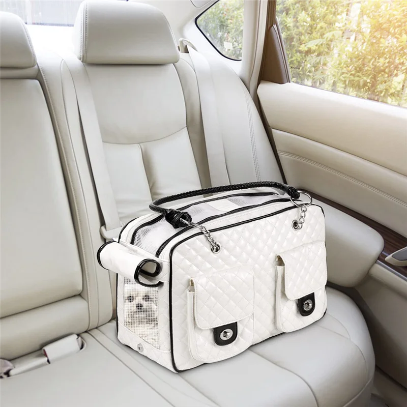 

ABWZ-Fashion Pet Backpack Cat Dog Pet Backpack Portable Pet Carrying Handbag For Travel Walking Large Capacity Pet Backpack