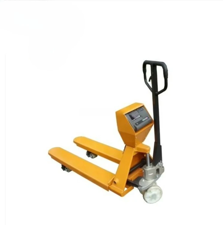 3T 550MM Pallet Truck with Weighing Forklift Scale Heavy Duty Good Quality Cheap Price from China