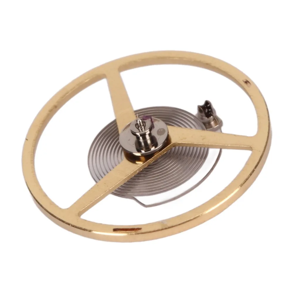 Alloy Watch Balance Wheel Gold Small Size Balance Wheel Hairspring Replacement Balance Wheel for For ETA 2892
