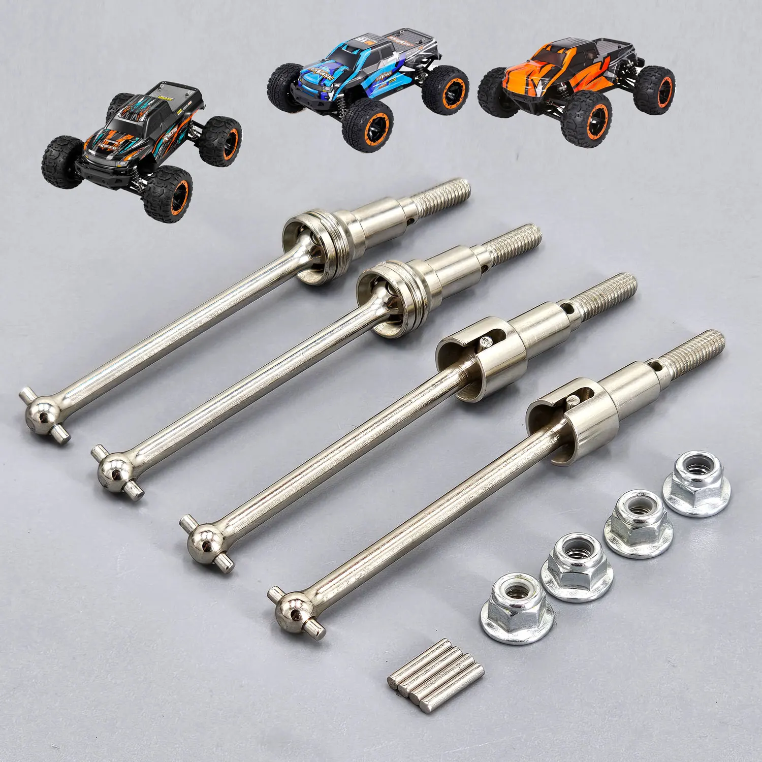 Pièces de mise à niveau d'essieu de transmission CVD en métal pour voiture RC Haiboxing 1/16, compatibles avec les camions RC HBX 16889 16889A 16889A Pro, renforcées