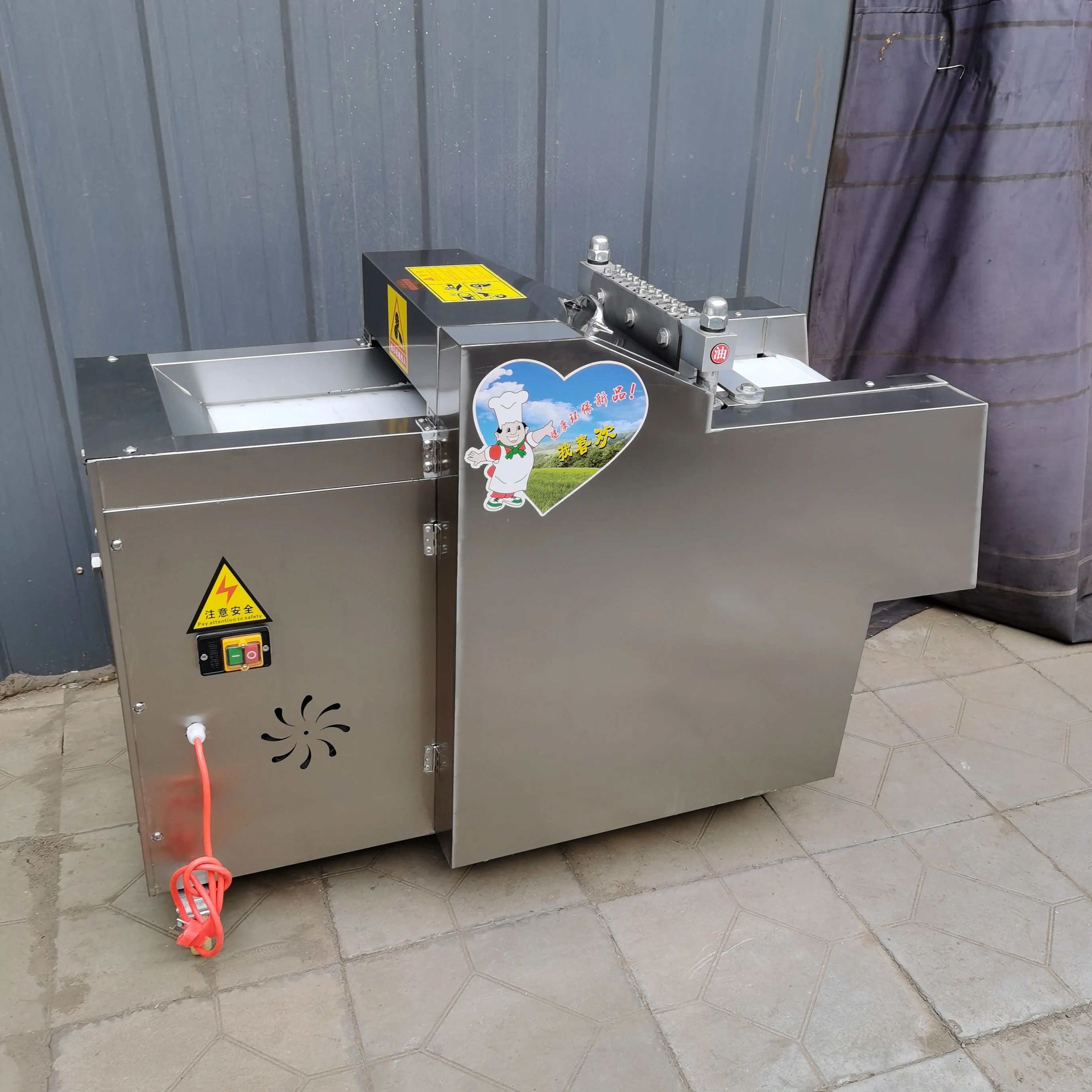 Food Processing Commercial Meat Slicer Cutter Machine electric meat Chopping slicing dicing machines