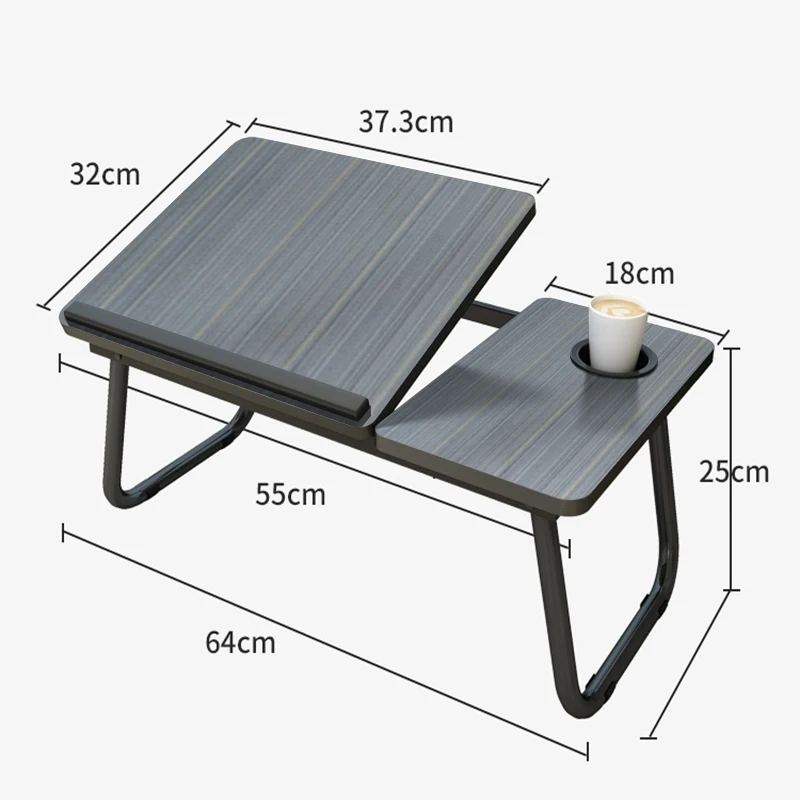 Folding Laptop Desk for Bed & Sofa Laptop Bed Tray Table Desk Portable Lap Desk for Study and Reading Bed Top Tray Table