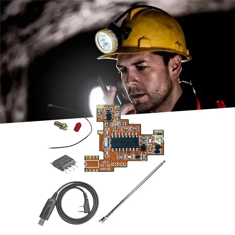 AED6-SI4732 V5.0 FPC Module+2M Chip+Antenna Full Kit For Quansheng UVK5 UVK6 Shortwave Full Band/Single Sideband Reception