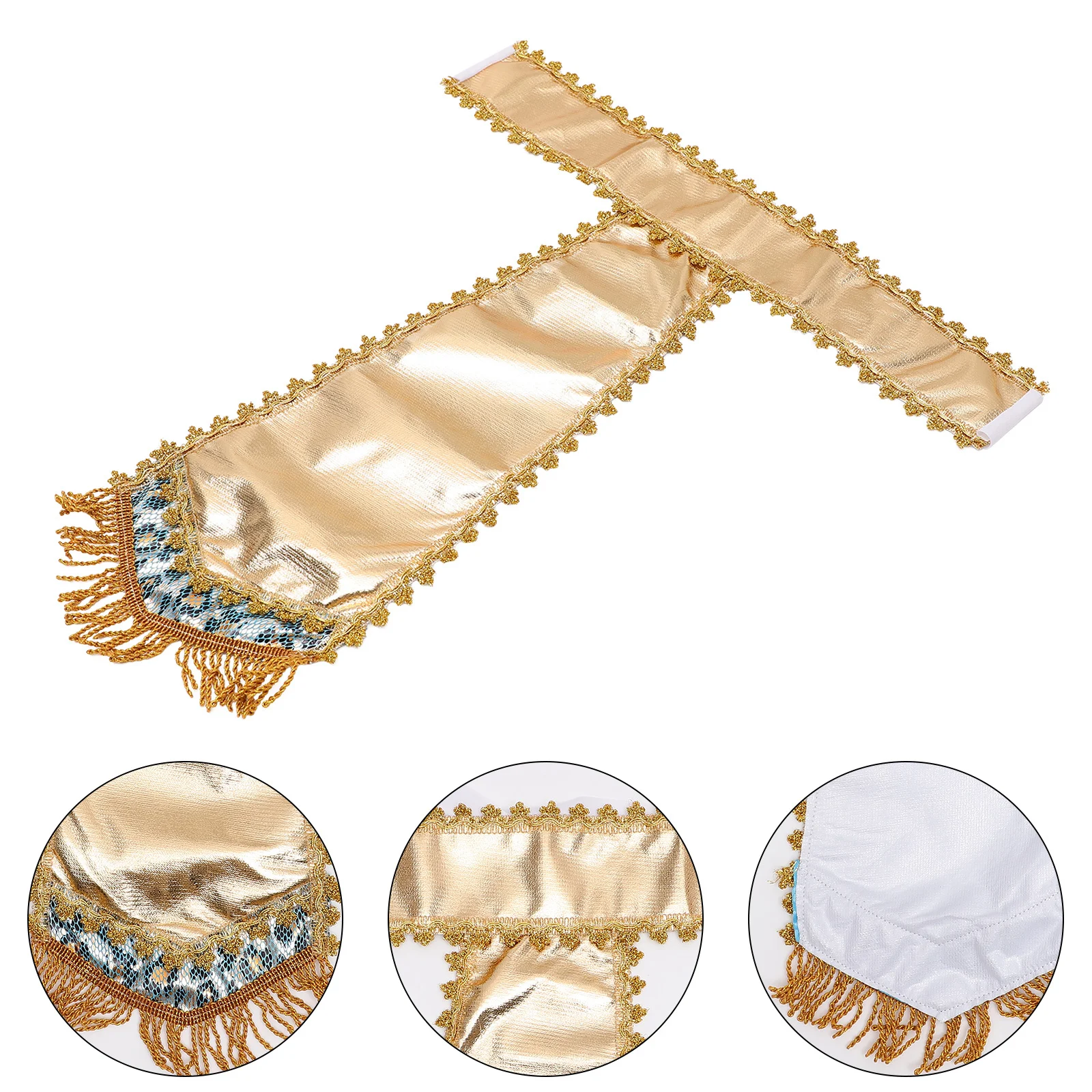 

Egyptian Headpiece Cloth Material Reusable Halloween Cosplay Role Play Costume Party Supplies Egyptian Headpiece