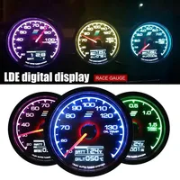 12V Car GReddi LCD Digital Display Turbo Boost water temp oil temp oil press racing meter Fuel pressure Air fuel ratio Gauge
