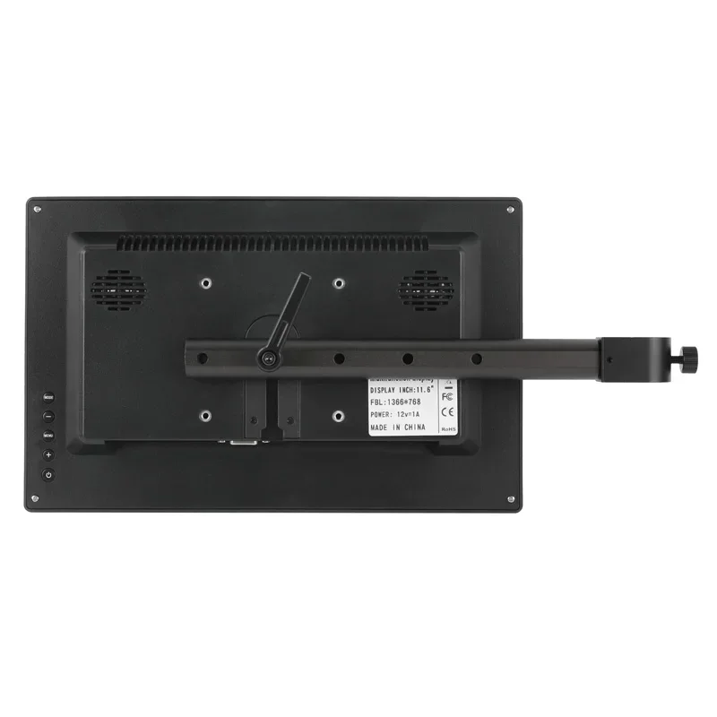 Imagem -02 - Monitor Industrial Lcd Ips Display 10.1 11.6 25 mm ou 33 mm Stand Holder Microscópio Estéreo Vídeo Microscópio