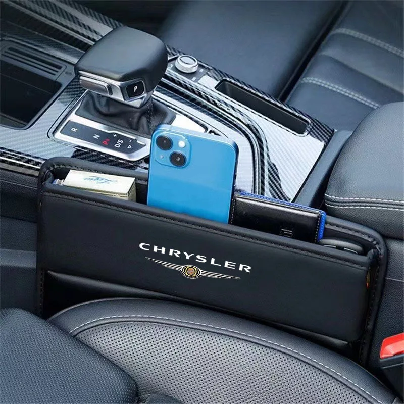 Car Seat Organizer Crevice Storage Box Car Organizer Gap Slit Filler Holder For Chrysler 300c 300 Pacifica 200 Sebring PT Cruis