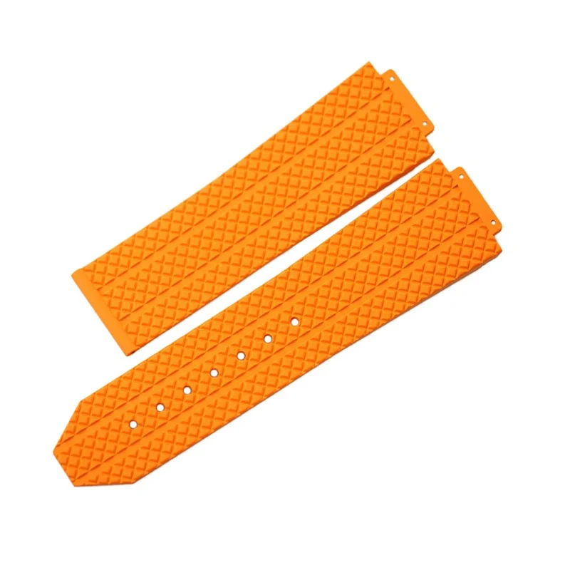 TO HUBLOT BIG BANG SOUL SERIES,FKM WATCH STRAP