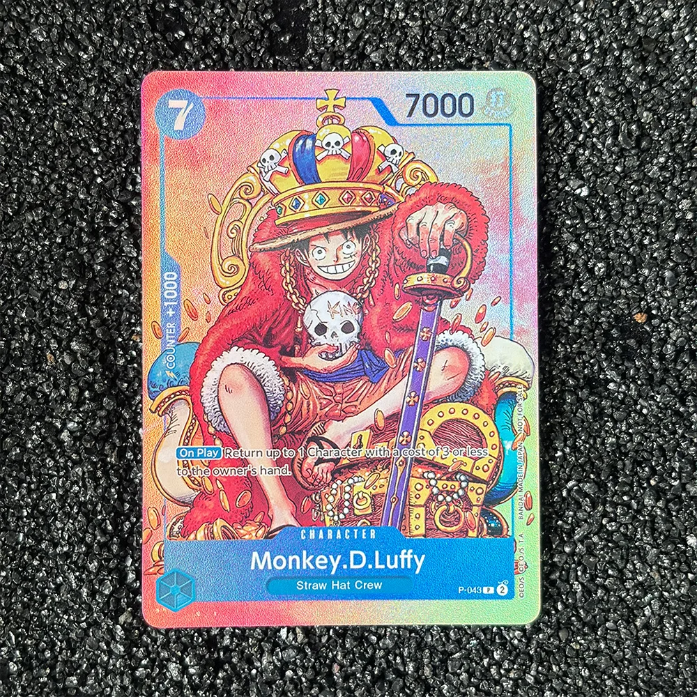 애니메이션 프록시 OPCG 카드 자체 제작 싱글 카드 D.루피 샹크스 D.에이스 로우 게임 컬렉션 카드 영어 고품질 레플리카 카드 선물