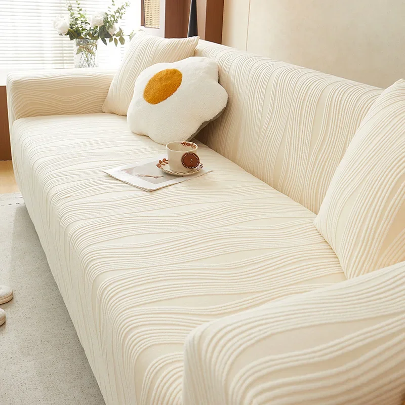 Knitted Jacquard Sofa Cover Four Seasons Universal New All Inclusive Universal Anti Cat Scratch Sofa Blanket Cover Cloth