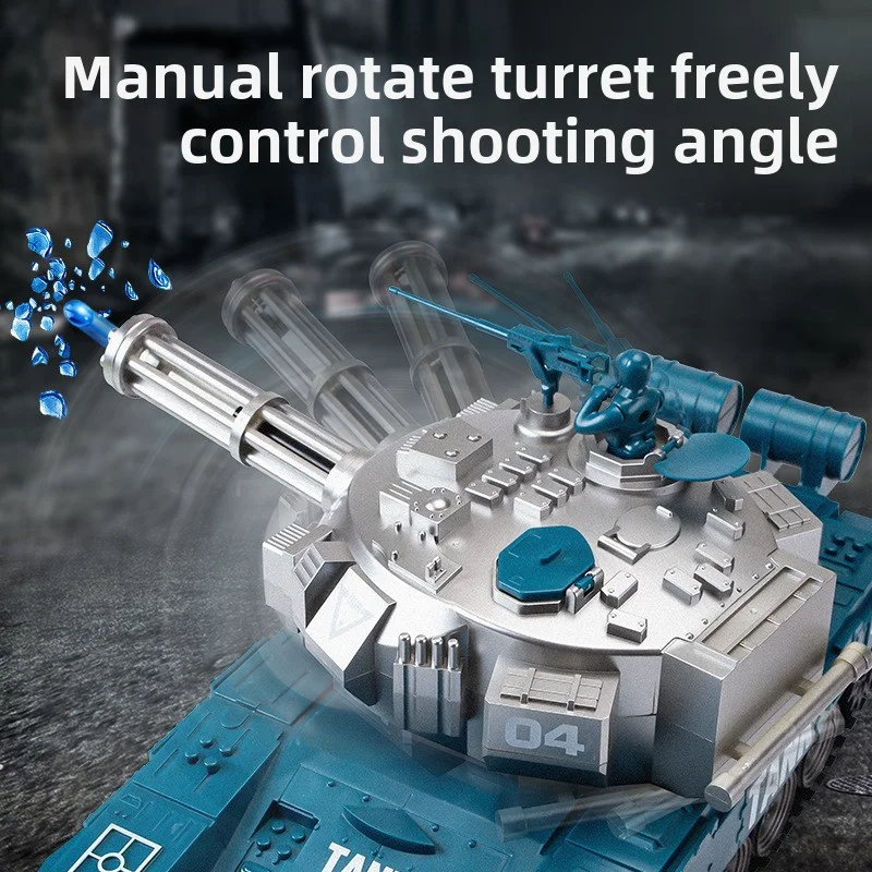 Carro rc atira bala de água tiro tanque rc para crianças adultos 4wd dublê carro de controle remoto com bombas de água rápido todo terreno