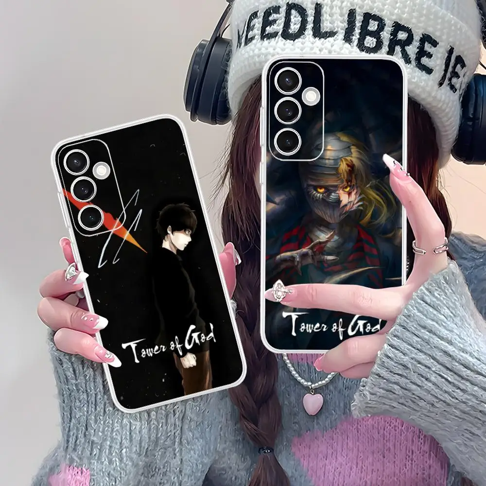 

Чехол для телефона с изображением аниме-игры Tower of God для Samsung Galaxy S25 S24 S23 S22 S21Plus FE, ультра прозрачный цветной чехол для мобильных телефонов, красивый