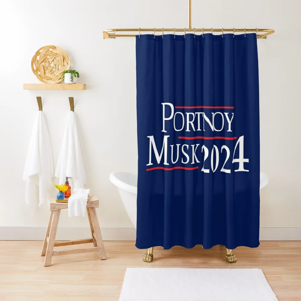 

Portnoy Musk - Cool Gift For Mom, Dad and Siblings Shower Curtain Bathroom And Shower Modern Accessory Bathrooms Curtain