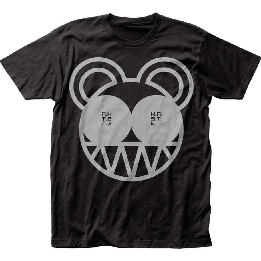 RADIOHEAD BEAR-T-Shirt Noir pour Homme, avec Logo, Musique, Rétro, Vintage, Cadeau