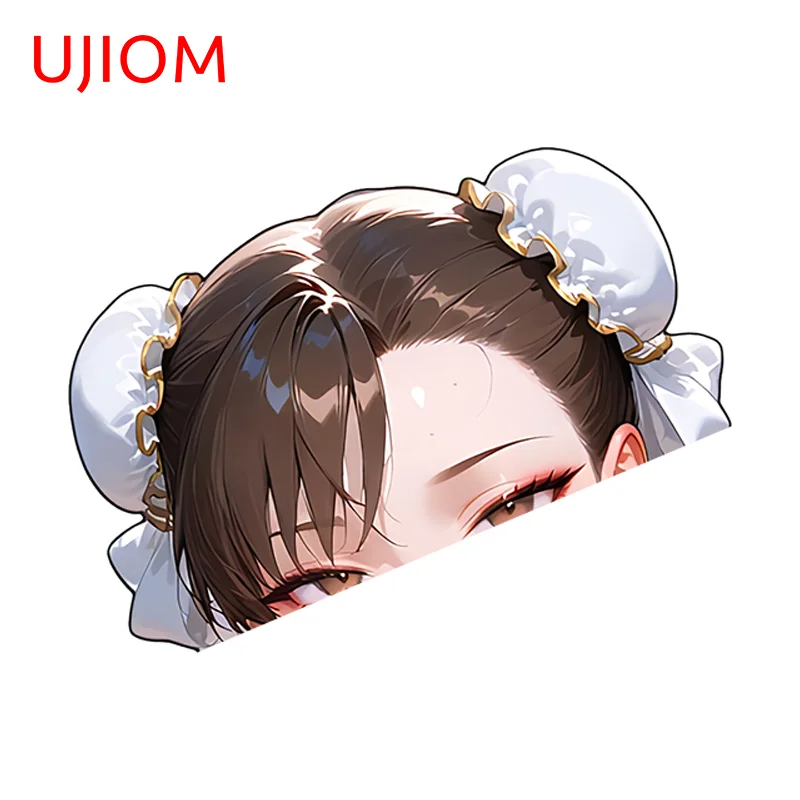 UJIOM Chun Li Wall Sticker Game Girl Sunscreen Cupboard Vinyl Decal Unmodified peel stick Stickers Waterproof Decorating