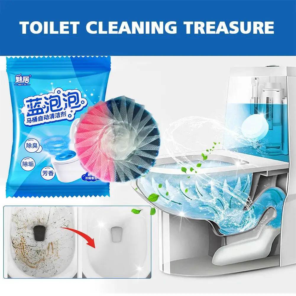 Toilet Bowl Cleaner Tablets Deep Cleaning Washer Deodorization Agent Bathroom Accessories Pills Cleaners Toilet H4s1