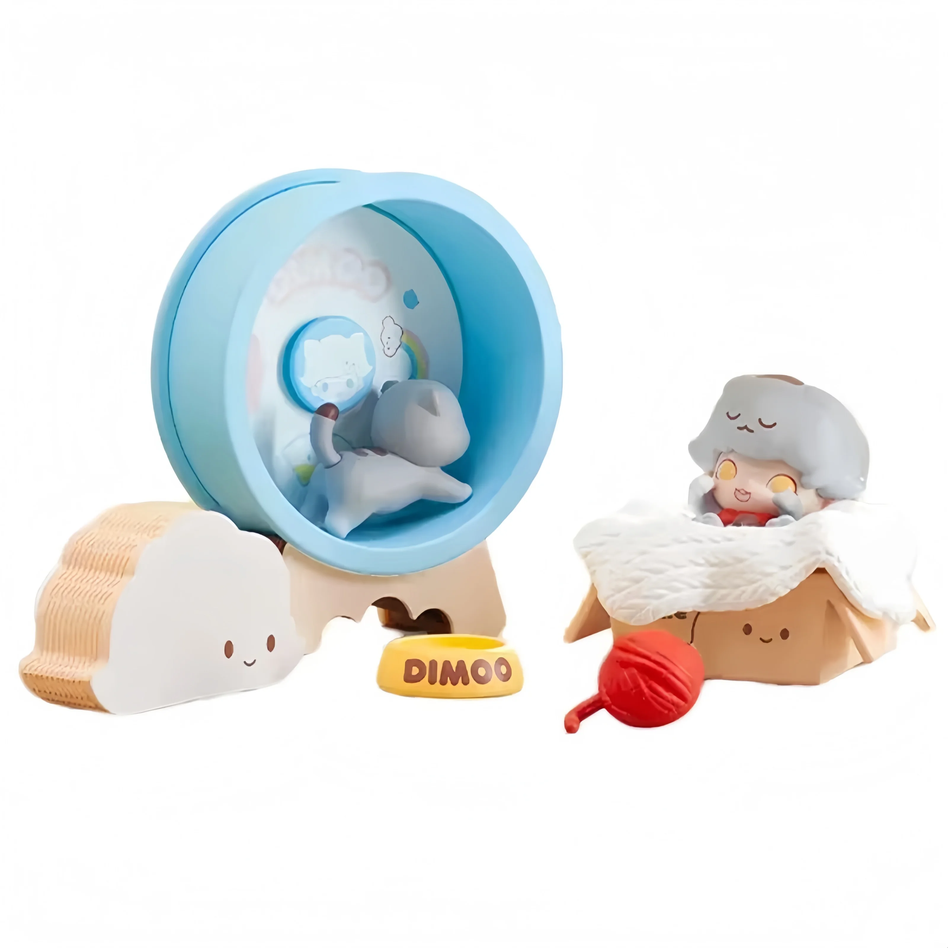

Dimoo Cat Paradlse Series Blind Box Mystery Box Guess Bag Toys Doll Cute Anime Figure Desktop Ornaments Collection Gift