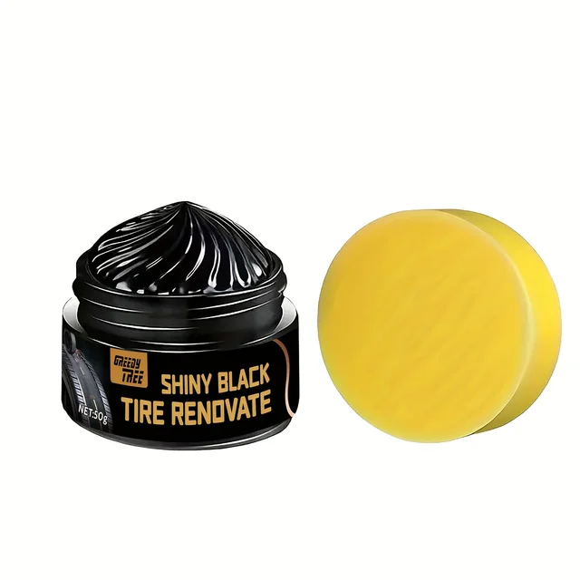 Tire Shine & Plastic Repair Paste - Removes Scratches/Oxid, Restores Shine for Tires/Trim with UV Protect, 5-Min Fix 3