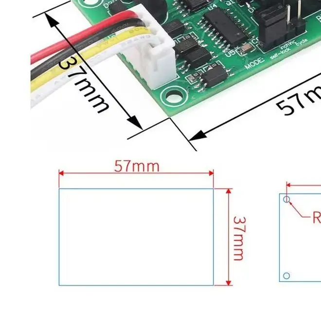 Motor Forward Reverse Controller DC6-40V 4A Relay Drive Lifting Control Module 6V 12V 24V Speed Direction Control Board