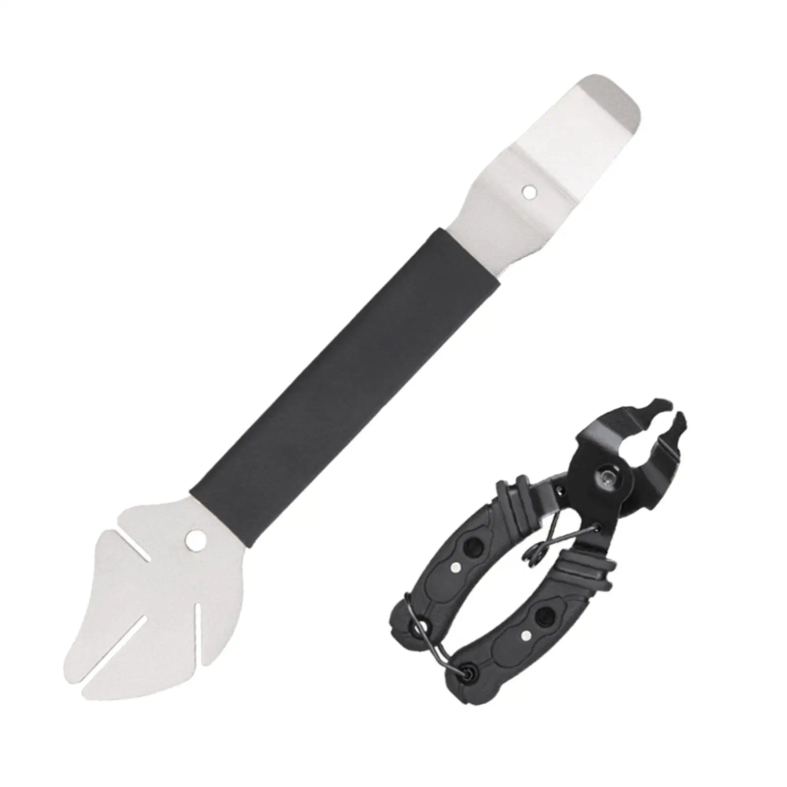 Bike Chain Tool with Hook and Cutter Plier Disc Brake Piston Press Wrench 3 Slots Rotor Aligner for MTB Road Bicycle Maintenance