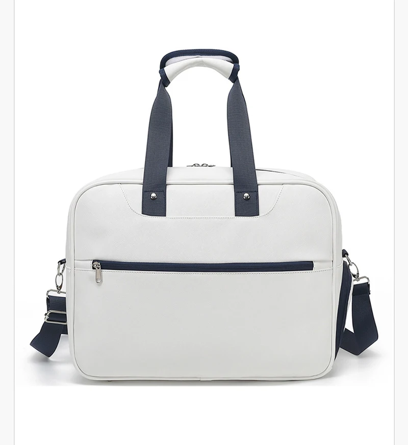 Portable White Tennis Shoulder Bags RH2 Tennis Racquet Handbag Squash Padel Pickleball Sports Storage Bag Shoes Compartment Bags