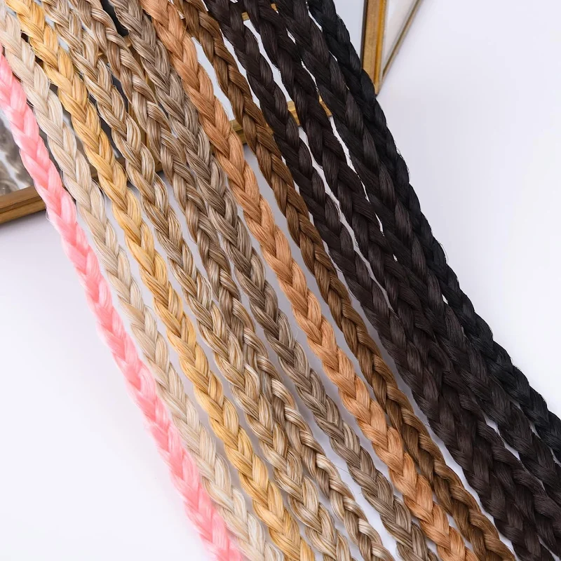 woven front bangs curtain bangs clip extensions long woven hair patches natural and soft synthetic hair suitable