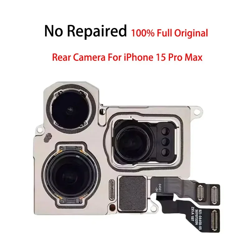 Full  No Repaired Back Rear Main Camera Flash Module Sensor Flex Cable For iPhone 15 Plus Pro Max