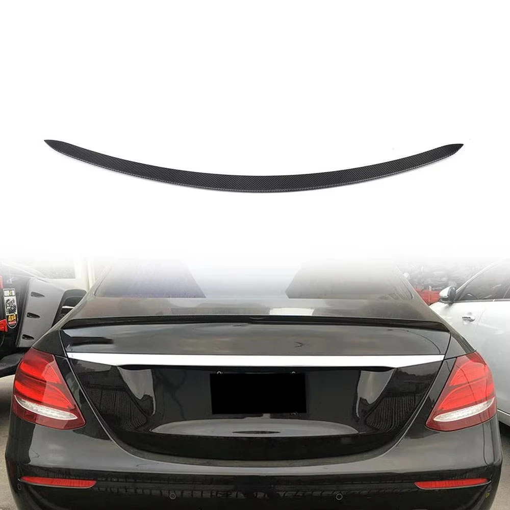 

Carbon Fiber W213 Rear Spoiler Wing For E200 E350 E63 AMG Sedan 2016 - 2019 Ducktail