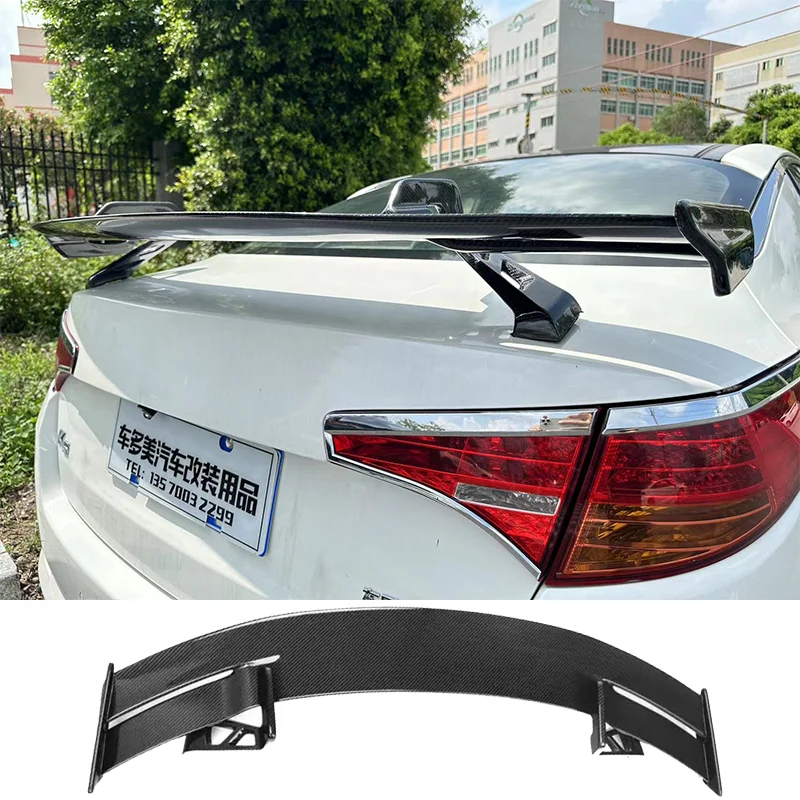 For 2011 2012 2013 Kia K5 100% Real Carbon Fiber Highquality Rear Spoiler Trunk Lid Diffuser TTRS Styl