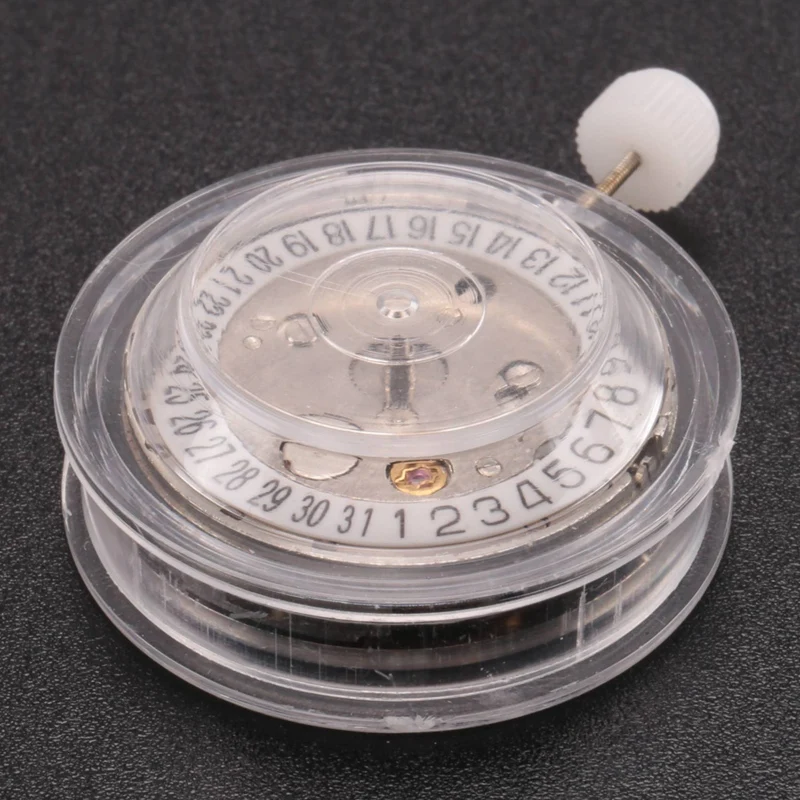 8205 Watch Movement Single Calendar 6 Stitches Silver Metal For 2813 Movement Automatic Machinery Replace 8205 Movement