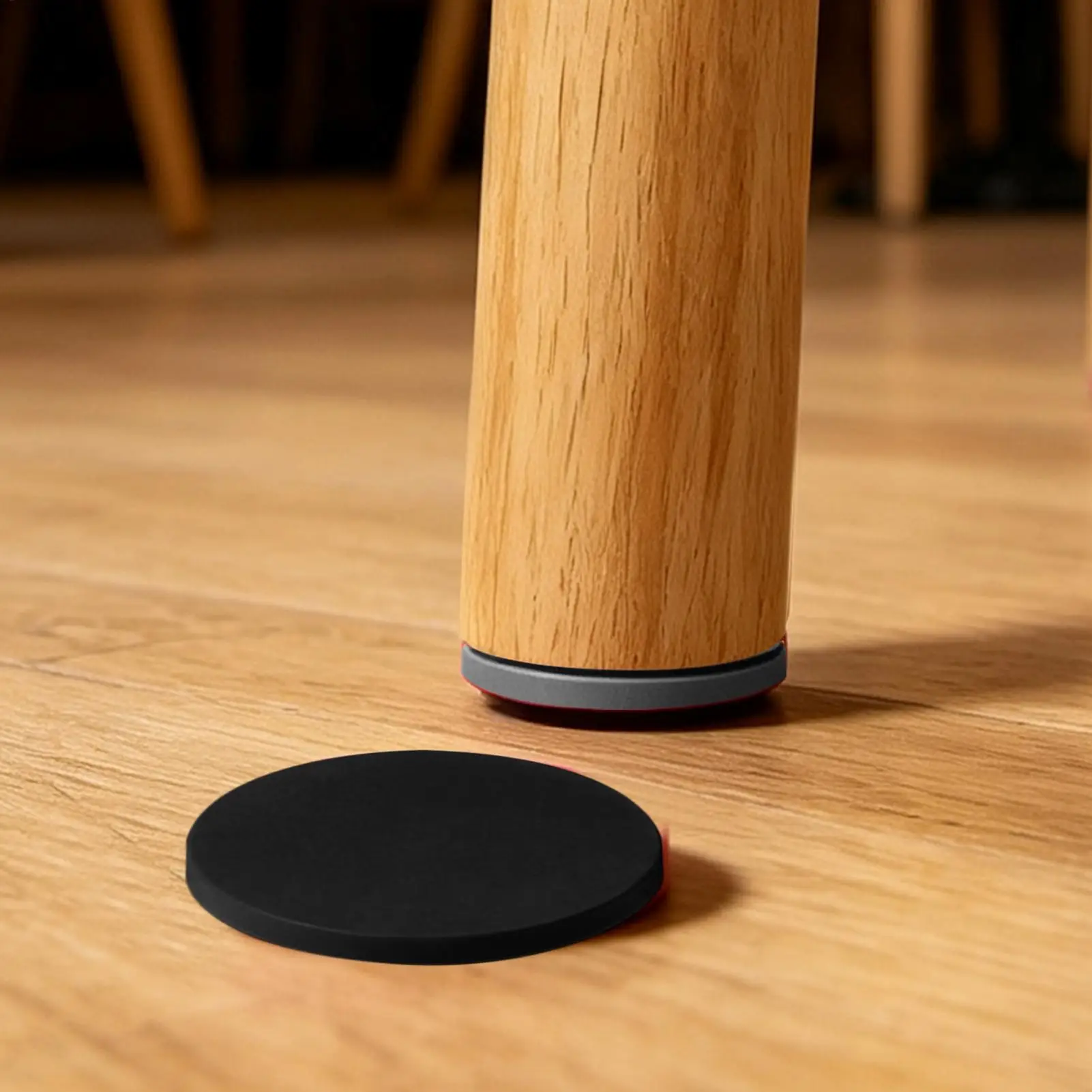 10Pcs 3cm Chair Leg Floor Protectors, Furniture Feet Pads, Non-Slip Couch Table Bed Cabinet Floor Guard for Home Use